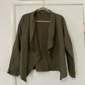BRAND NEW OLIVE BLAZER CARDIGAN